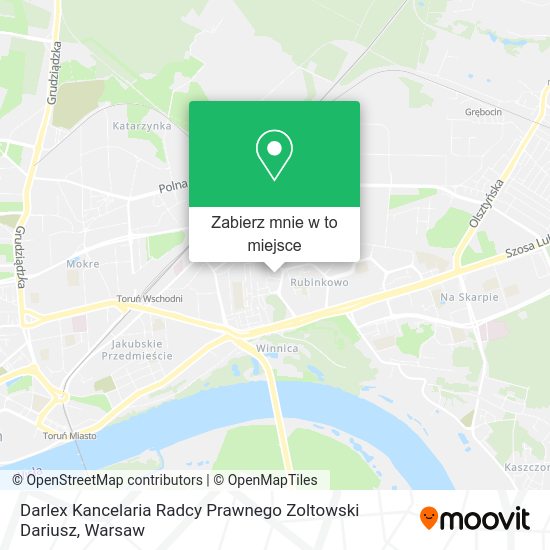 Mapa Darlex Kancelaria Radcy Prawnego Zoltowski Dariusz