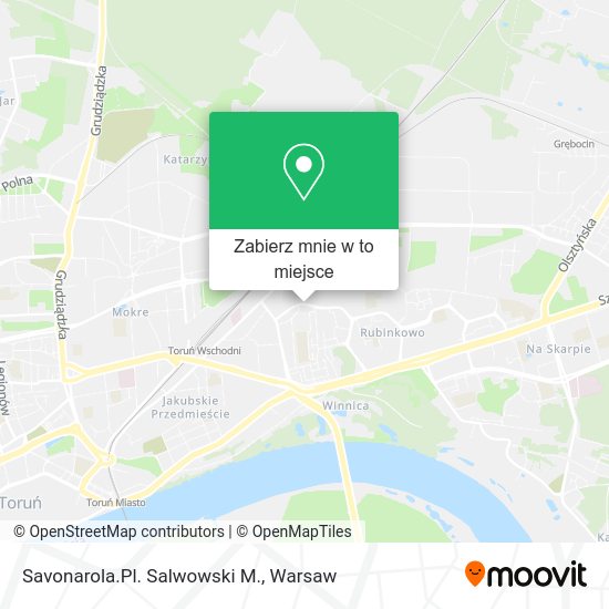 Mapa Savonarola.Pl. Salwowski M.