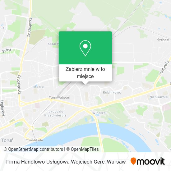 Mapa Firma Handlowo-Usługowa Wojciech Gerc