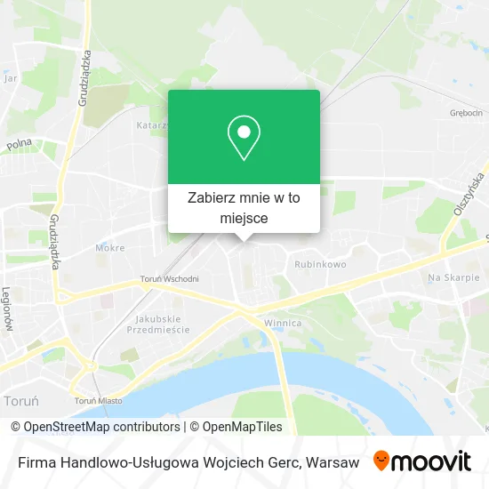 Mapa Firma Handlowo-Usługowa Wojciech Gerc
