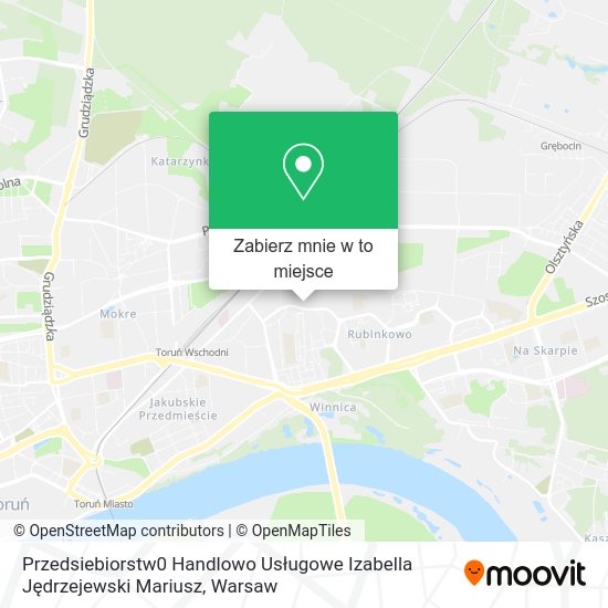 Mapa Przedsiebiorstw0 Handlowo Usługowe Izabella Jędrzejewski Mariusz