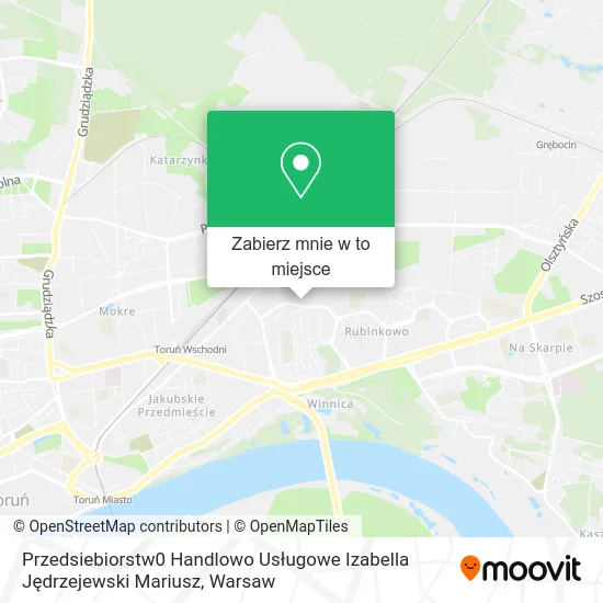 Mapa Przedsiebiorstw0 Handlowo Usługowe Izabella Jędrzejewski Mariusz