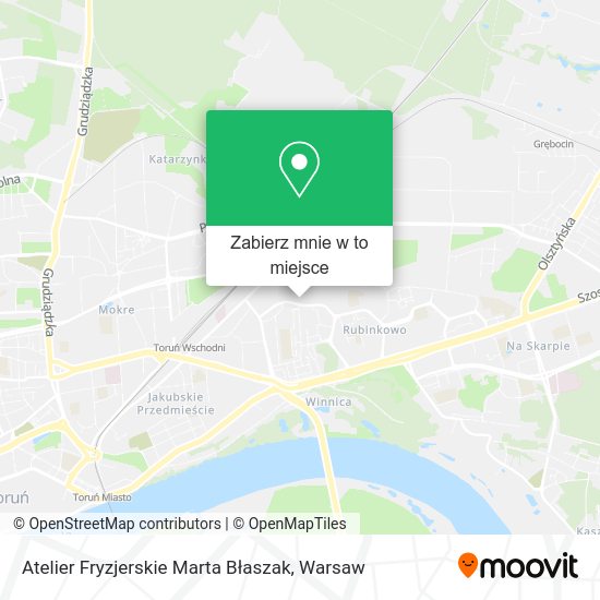 Mapa Atelier Fryzjerskie Marta Błaszak