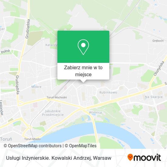 Mapa Usługi Inżynierskie. Kowalski Andrzej