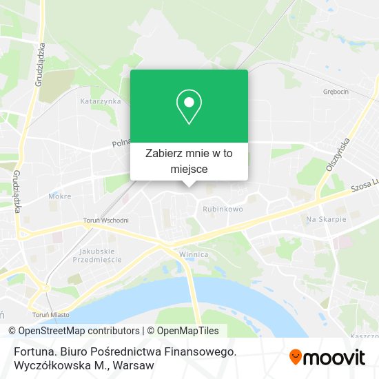 Mapa Fortuna. Biuro Pośrednictwa Finansowego. Wyczółkowska M.