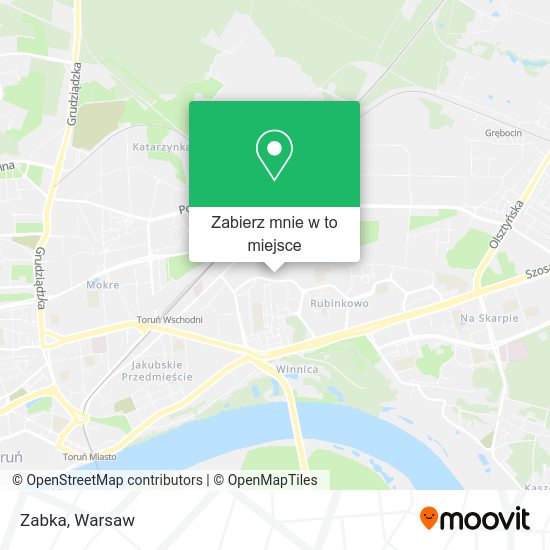 Mapa Zabka