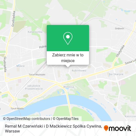 Mapa Remal M Czerwiński i D Maćkiewicz Spółka Cywilna