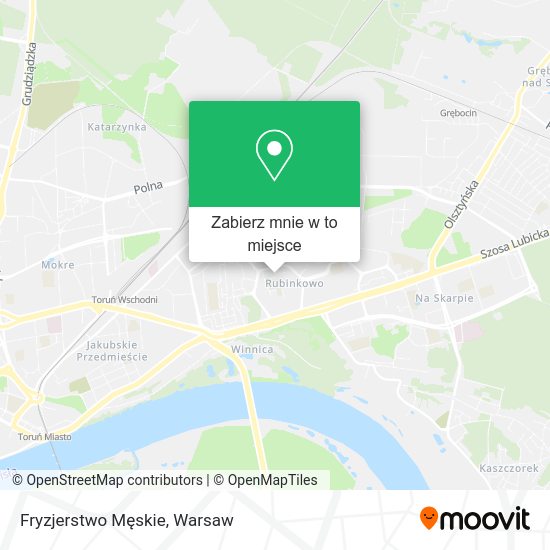 Mapa Fryzjerstwo Męskie