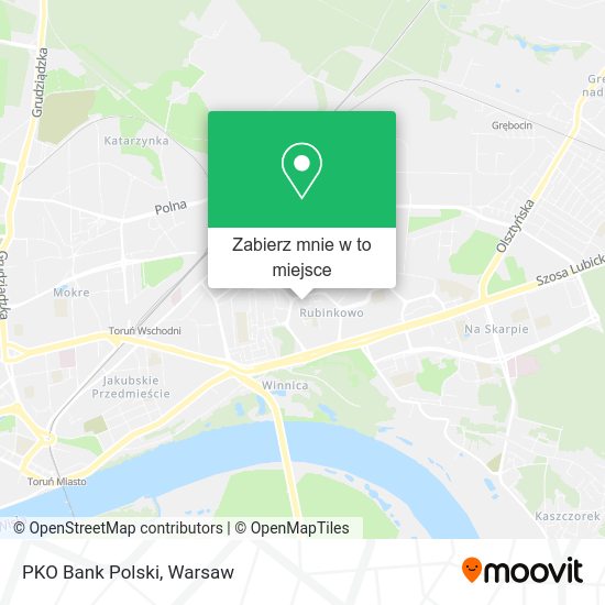 Mapa PKO Bank Polski