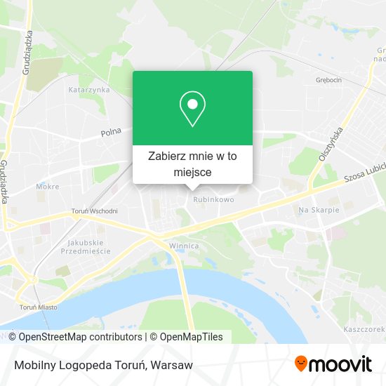 Mapa Mobilny Logopeda Toruń