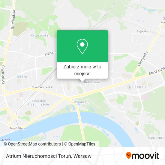 Mapa Atrium Nieruchomości Toruń