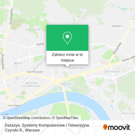 Mapa Datasys. Systemy Komputerowe i Telewizyjne. Czyrski R.