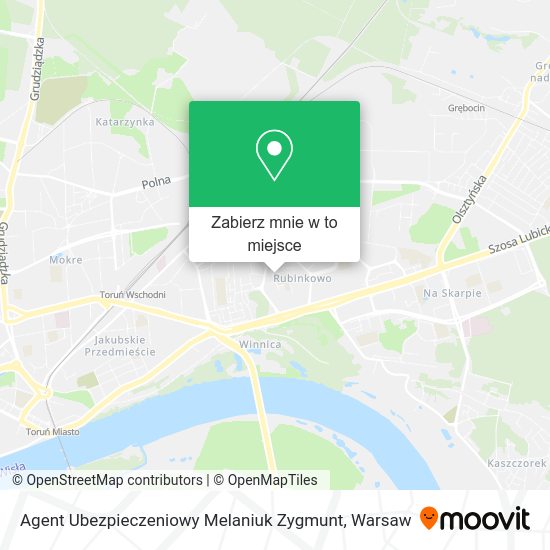 Mapa Agent Ubezpieczeniowy Melaniuk Zygmunt