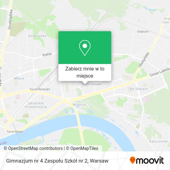 Mapa Gimnazjum nr 4 Zespołu Szkół nr 2