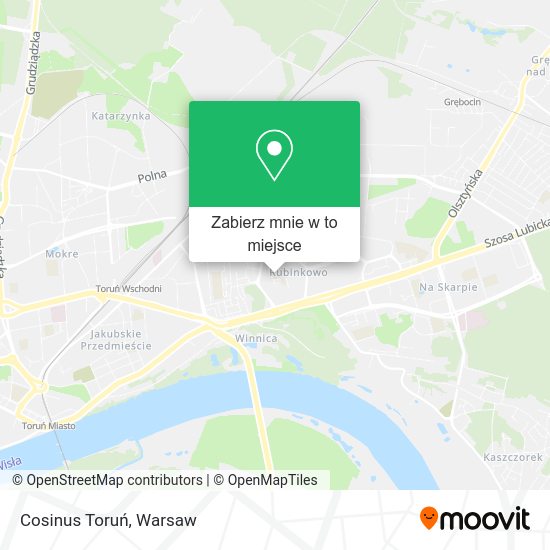 Mapa Cosinus Toruń