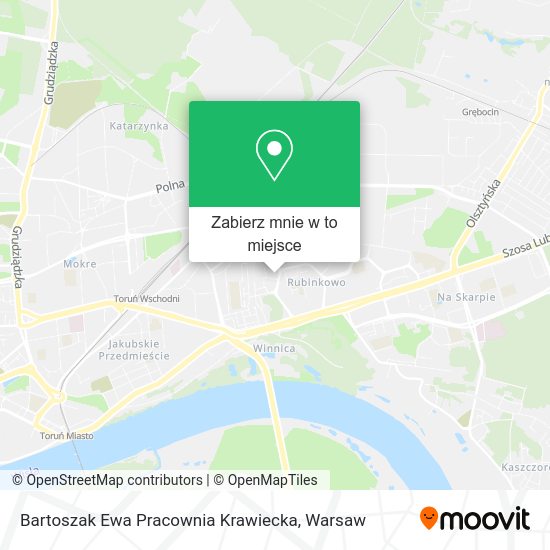 Mapa Bartoszak Ewa Pracownia Krawiecka