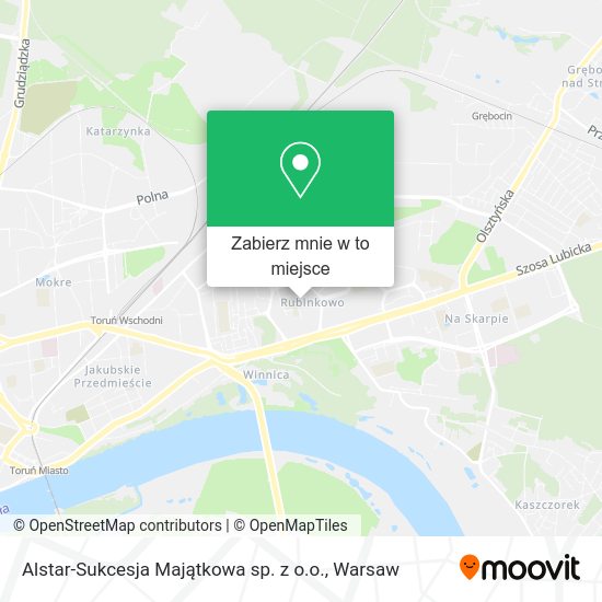 Mapa Alstar-Sukcesja Majątkowa sp. z o.o.