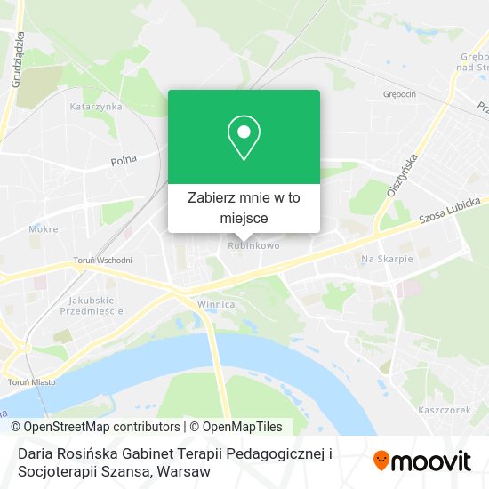 Mapa Daria Rosińska Gabinet Terapii Pedagogicznej i Socjoterapii Szansa