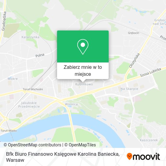 Mapa Bfk Biuro Finansowo Księgowe Karolina Baniecka