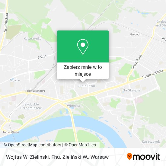 Mapa Wojtas W. Zieliński. Fhu. Zieliński W.