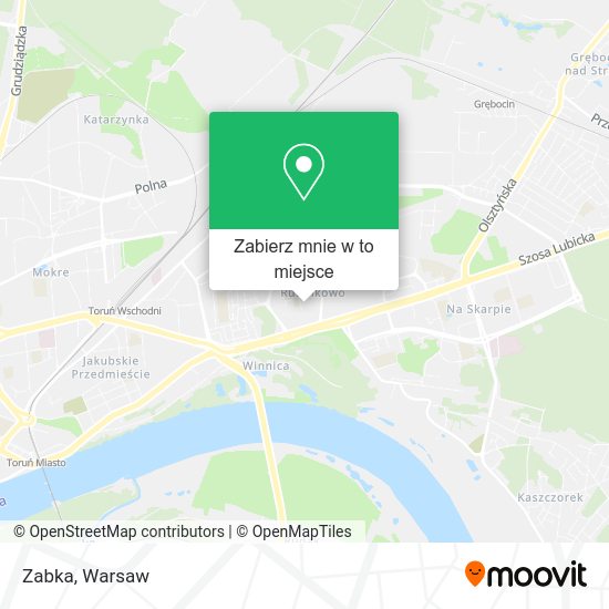 Mapa Zabka