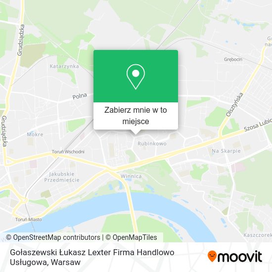 Mapa Gołaszewski Łukasz Lexter Firma Handlowo Usługowa