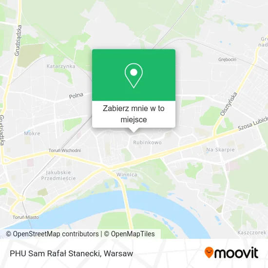 Mapa PHU Sam Rafał Stanecki