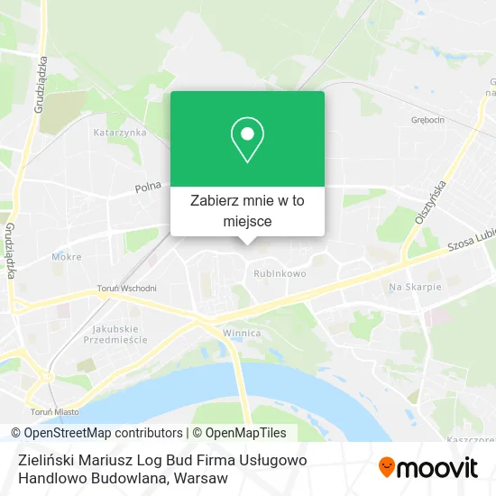 Mapa Zieliński Mariusz Log Bud Firma Usługowo Handlowo Budowlana