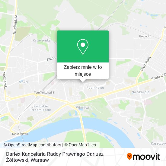 Mapa Darlex Kancelaria Radcy Prawnego Dariusz Żółtowski