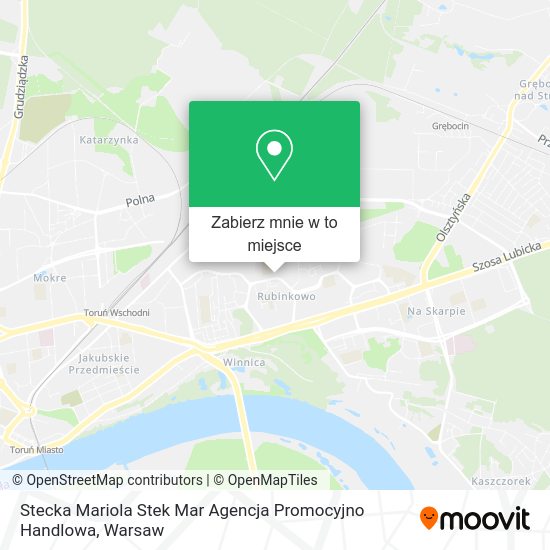 Mapa Stecka Mariola Stek Mar Agencja Promocyjno Handlowa