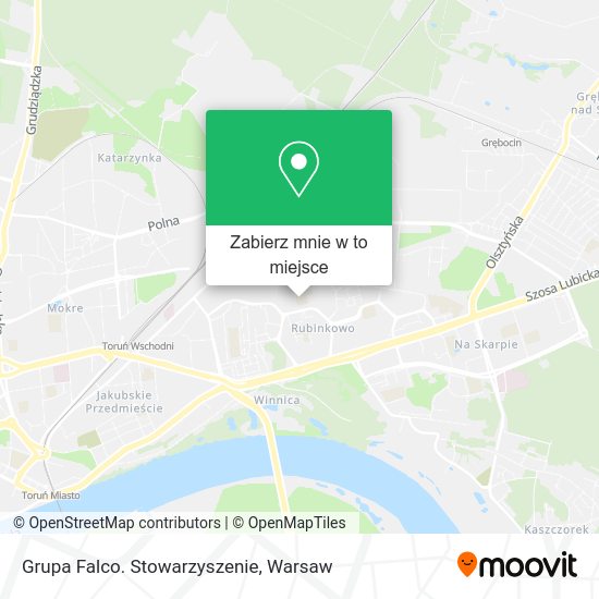 Mapa Grupa Falco. Stowarzyszenie