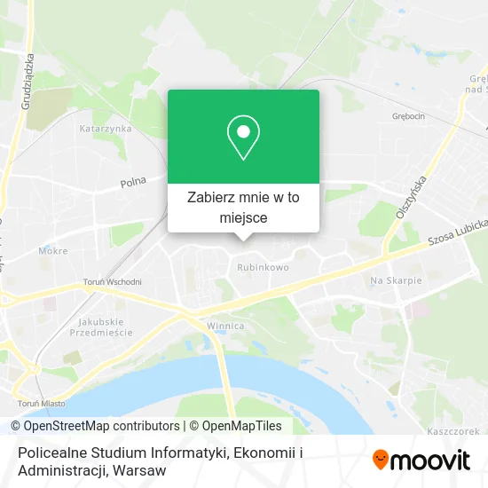 Mapa Policealne Studium Informatyki, Ekonomii i Administracji