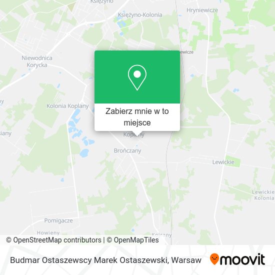 Mapa Budmar Ostaszewscy Marek Ostaszewski