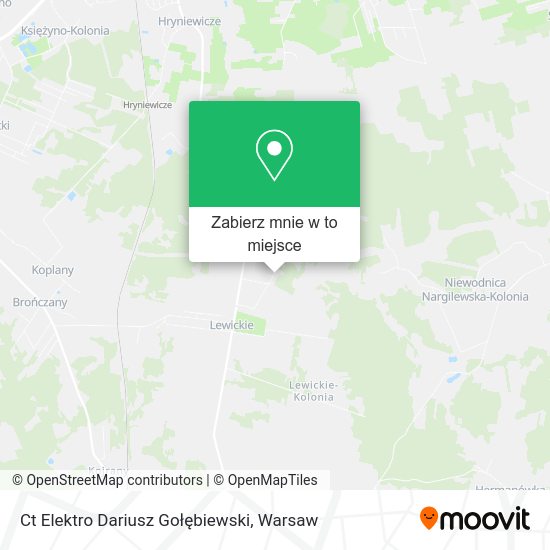 Mapa Ct Elektro Dariusz Gołębiewski