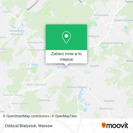 Mapa Oddzial Bialystok