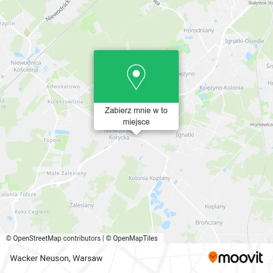 Mapa Wacker Neuson