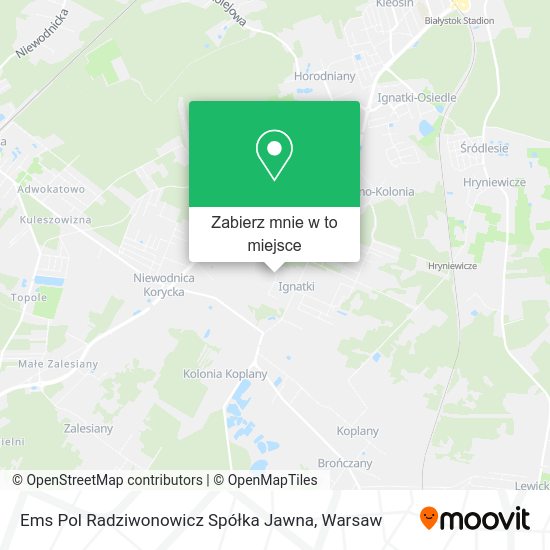 Mapa Ems Pol Radziwonowicz Spółka Jawna