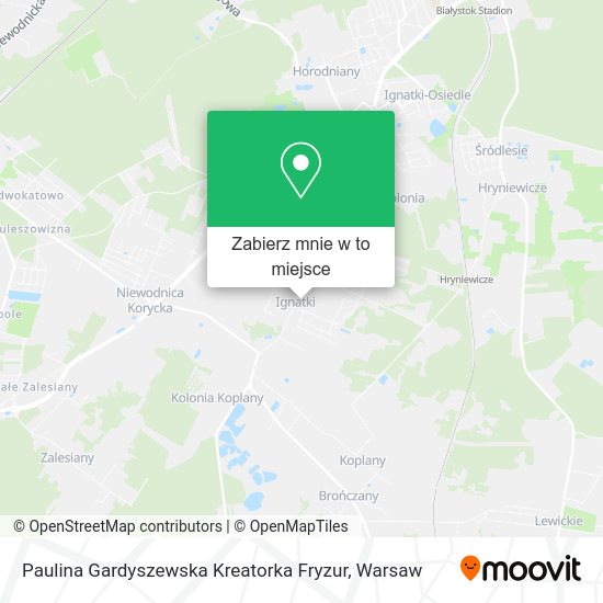 Mapa Paulina Gardyszewska Kreatorka Fryzur