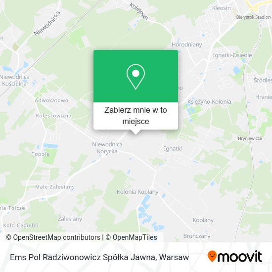 Mapa Ems Pol Radziwonowicz Spółka Jawna