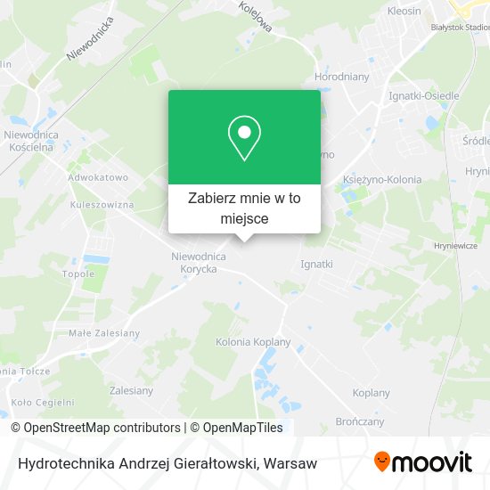 Mapa Hydrotechnika Andrzej Gierałtowski