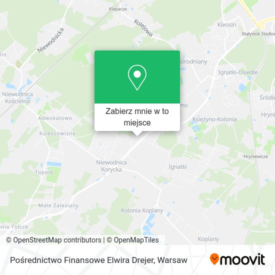 Mapa Pośrednictwo Finansowe Elwira Drejer