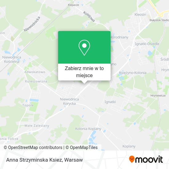 Mapa Anna Strzyminska Ksiez