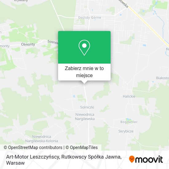 Mapa Art-Motor Leszczyńscy, Rutkowscy Spółka Jawna