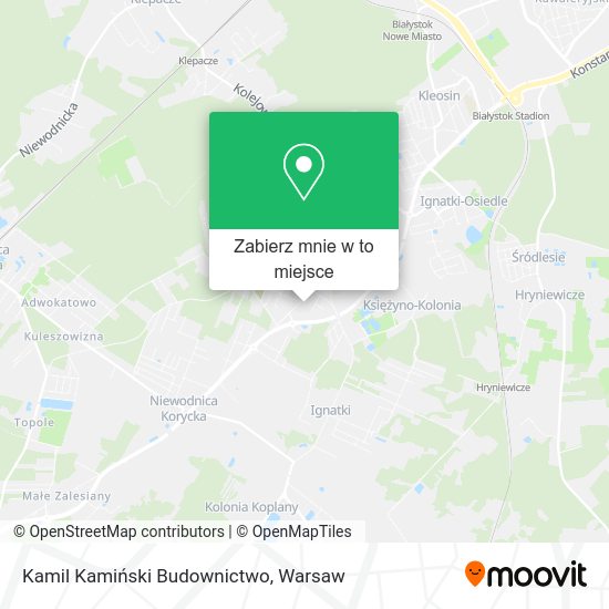 Mapa Kamil Kamiński Budownictwo