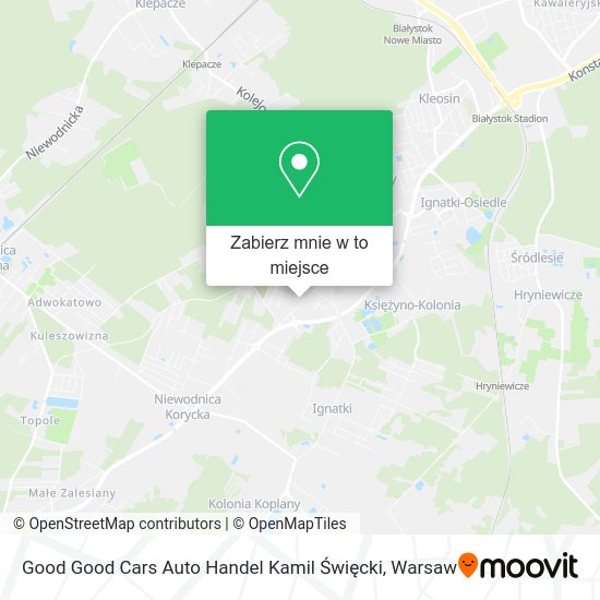 Mapa Good Good Cars Auto Handel Kamil Święcki