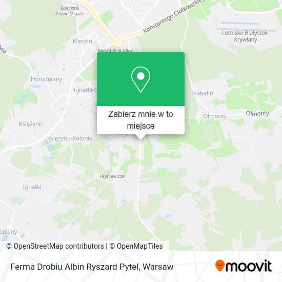 Mapa Ferma Drobiu Albin Ryszard Pytel