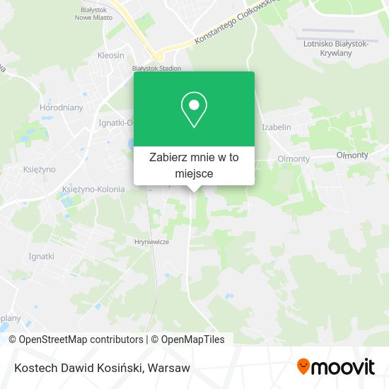 Mapa Kostech Dawid Kosiński