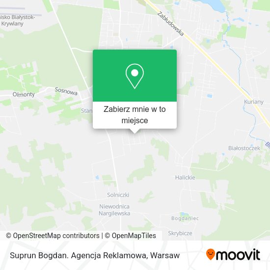 Mapa Suprun Bogdan. Agencja Reklamowa