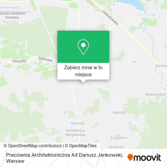 Mapa Pracownia Architektoniczna Ad Dariusz Jankowski