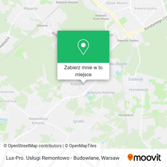 Mapa Lux-Pro. Usługi Remontowo - Budowlane